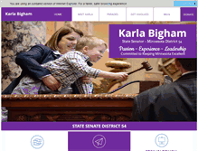 Tablet Screenshot of karlabigham.com